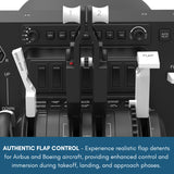Honeycomb Aeronautical Bravo Throttle Quadrant and Honeycomb Aeronautical GA Trim Wheel Bundle