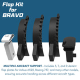 Honeycomb Aeronautical Bravo Throttle Quadrant and Honeycomb Aeronautical GA Trim Wheel Bundle