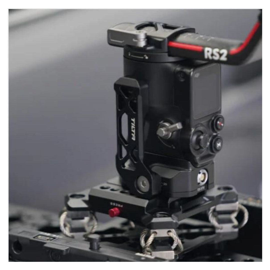 Tilta Power Supply Base Plate for DJI Gimbals with Constant Power and Aluminum Alloy Body (Black)