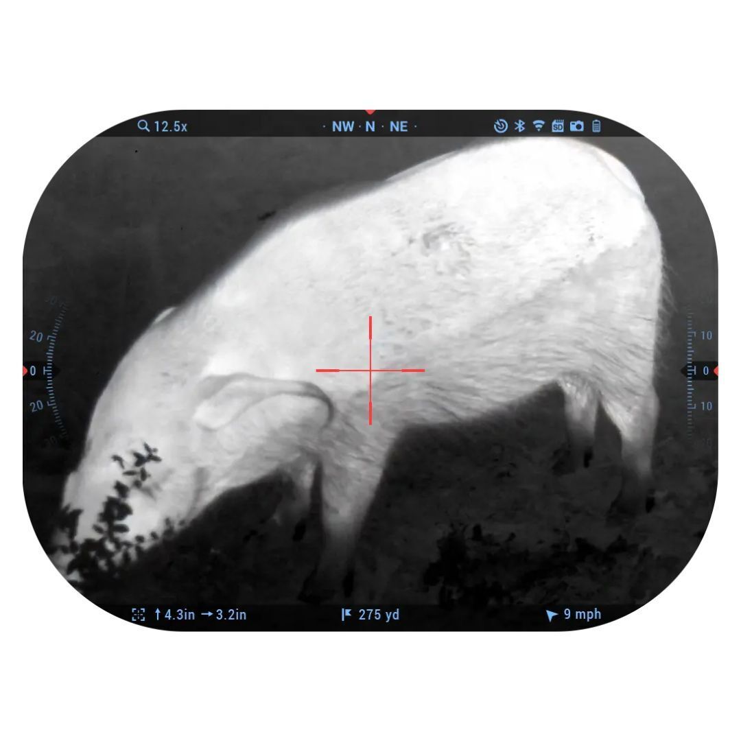 ATN ThOR 5 XD 1280x1024 4-40x 12 Micron Weather-Resistant 5th Generation Thermal Rifle Scope (Black)
