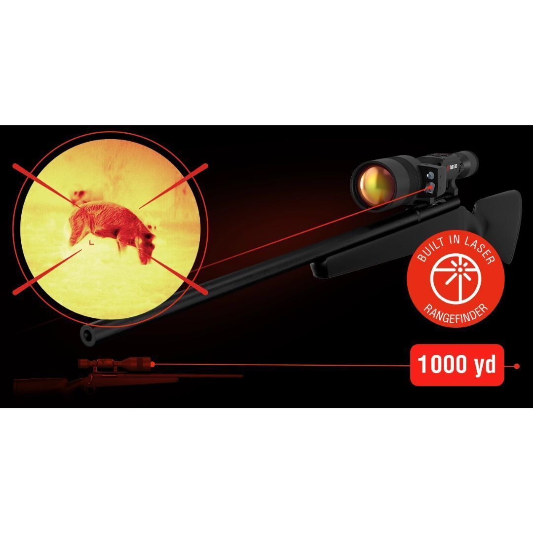 ATN ThOR 5 XD LRF 3-30x 1280х1024 5th Generation Thermal Scope with Built-In Rangefinder (Black)