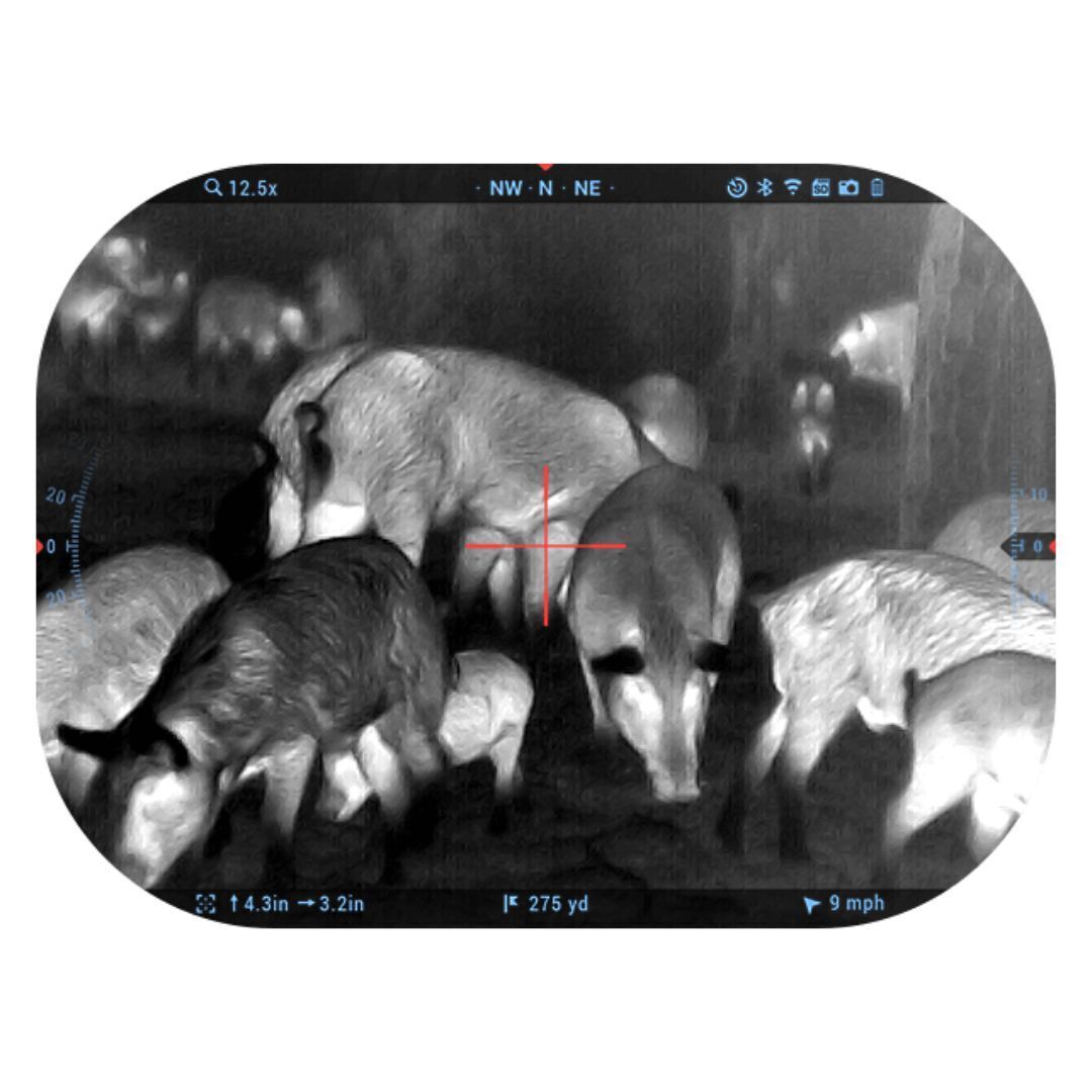 ATN ThOR 5 LRF 640x480 4-32x 12 Micron Weather-Resistant Smart HD Thermal Rifle Scope (Black)