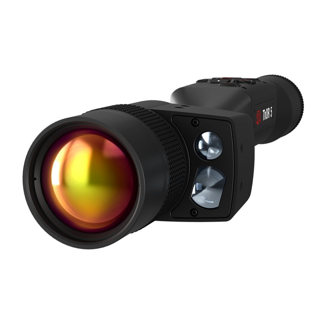 ATN ThOR 5 LRF 640x480 4-32x 12 Micron Weather-Resistant Smart HD Thermal Rifle Scope (Black)