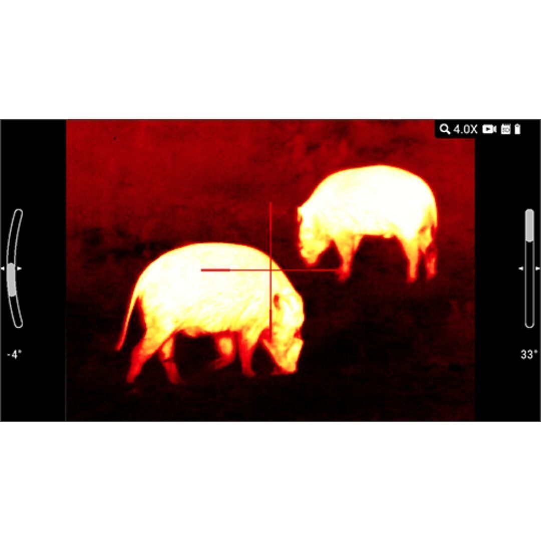 ATN ThOR LTV 4-12x 640x480 12 Micron Ultra-Light Thermal Rifle Scope with Video Recording (Black)