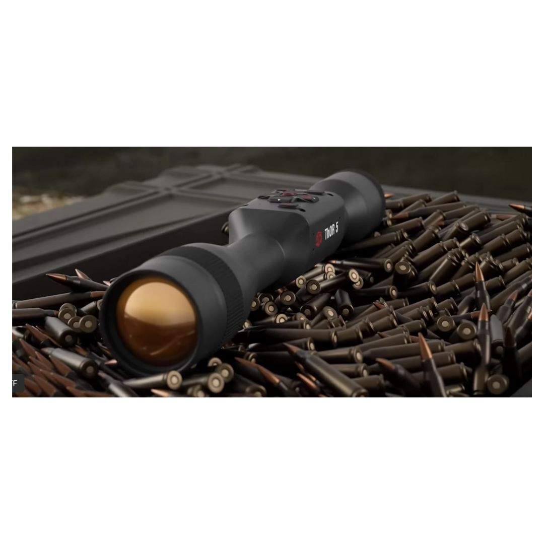 ATN ThOR 5 640x480 3-24x 12 Micron Weather-Resistant Smart HD Thermal Rifle Scope (Black)