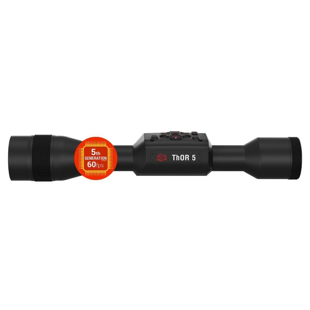 ATN ThOR 5 640x480 4-32x 12 Micron Weather-Resistant Smart HD Thermal Rifle Scope (Black)