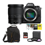 Nikon Z6III FX-Format Mirrorless Camera with NIKKOR Z 24-70mm f4 S Lens Deluxe Accessory Bundle