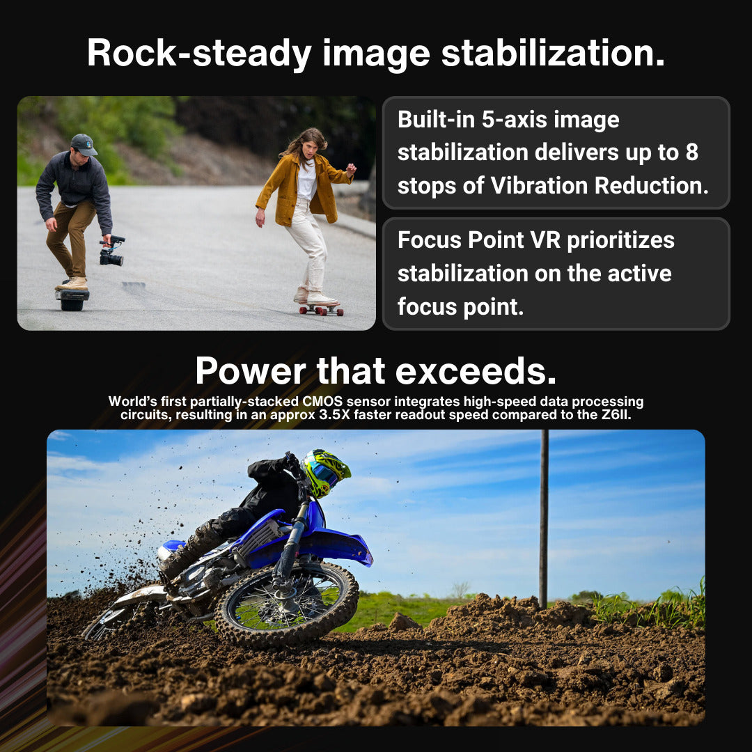 Nikon Z6III FX-Format Mirrorless Camera with NIKKOR Z 24-70mm f4 S Lens Deluxe Accessory Bundle