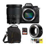 Nikon Z6III Mirrorless Camera with Nikkor Z 24-70mm f4 S Lens with Nikon FTZ II Mount Adapter Bundle