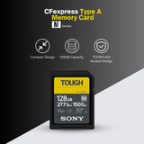 Sony 128GB SF-M Series High-Speed Tough SD Card (2-Pack) with Sony USB 3.1 SD Card Reader Bundle