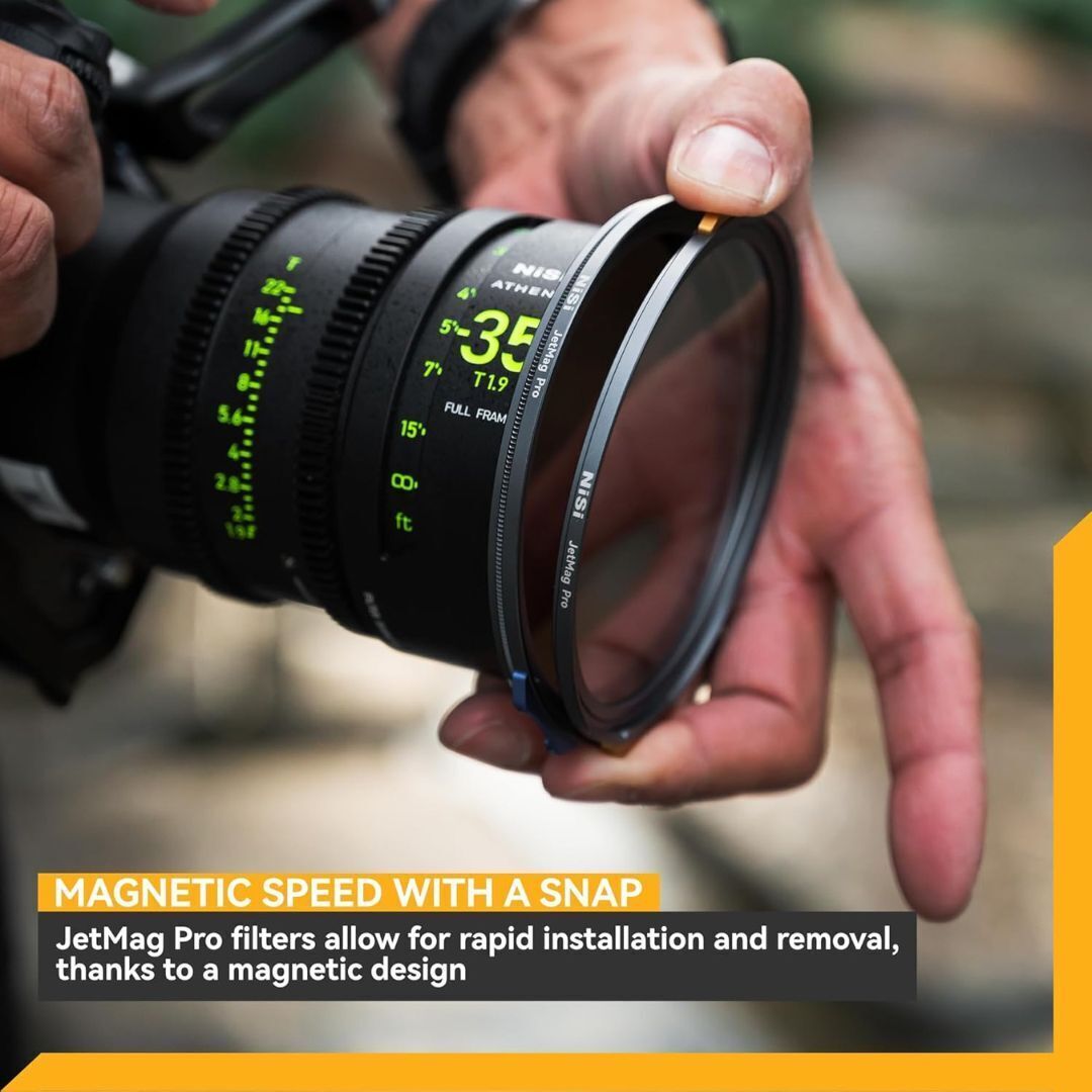 NiSi JetMag Pro 82MAG Cinema Kit with Magnetic Lens Filters, Durable Construction, and Twist Locking
