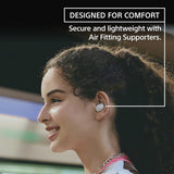 Sony LinkBuds Fit True Wireless Bluetooth Noise Canceling Earbuds (Black) and Earbud Case Bundle