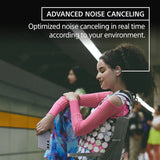 Sony LinkBuds Fit True Wireless Bluetooth Noise Canceling Earbuds (Black) and Earbud Case Bundle