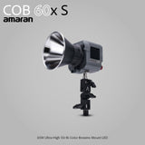 Aputure Amaran COB 60x S Bi-Color LED Monolight with Aputure Light Dome III 35.1-Inch Softbox Bundle