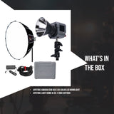 Aputure Amaran COB 60x S Bi-Color LED Monolight with Aputure Light Dome SE 35.5-Inch Softbox Bundle