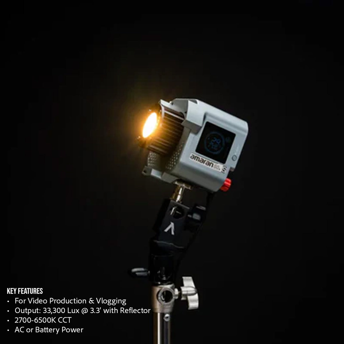 Aputure Amaran COB 60x S Bi-Color LED Monolight with Aputure Light Dome SE 35.5-Inch Softbox Bundle