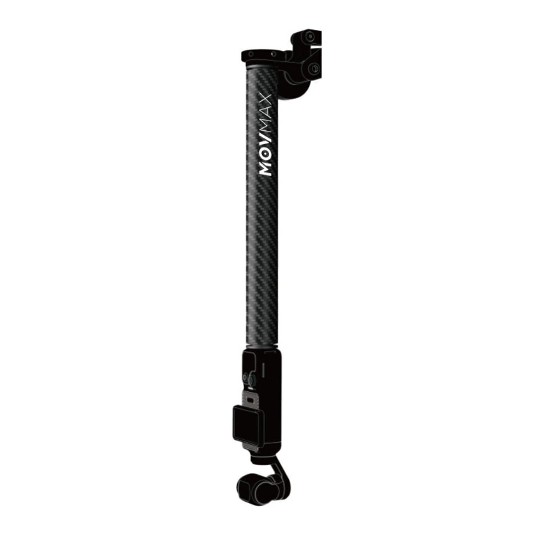 Movmax 25cm Lightweight Carbon Fiber Extension Tube for Movmax Blade Arm and DJI Pocket 3 (Black)