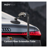 Movmax 25cm Lightweight Carbon Fiber Extension Tube for Movmax Blade Arm and DJI Pocket 3 (Black)
