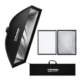 Profoto Softbox 3x4-Feet Rectangular with Removable Diffuser and Profoto Softgrid Bundle
