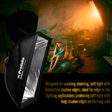 Profoto 2x3-Feet Softbox Rectangular Soft Light with Precision (Silver) and Profoto Softgrid Bundle