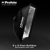 Profoto 2x3-Feet Softbox Rectangular Soft Light with Precision (Silver) and Profoto Softgrid Bundle