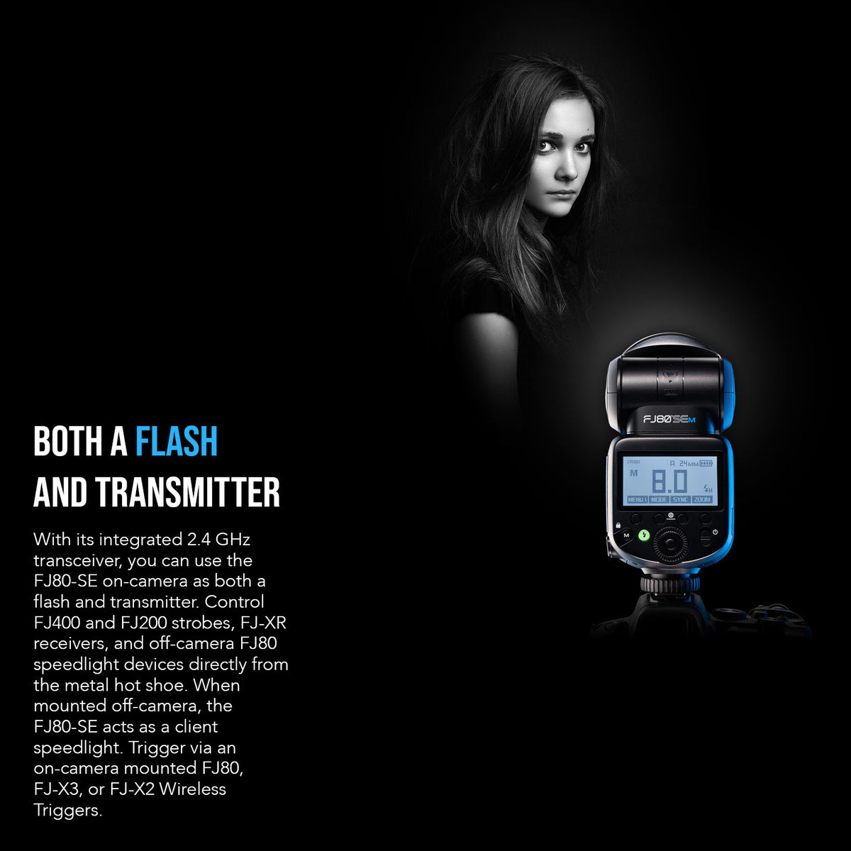 Westcott FJ80-SE M Multi-Brand 80Ws Speedlight with Integrated 2.4 GHz Transceiver