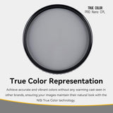 NiSi True Color Pro Nano CPL Circular Polarizing Filter with Aluminum Body and Cine Seal Tech (86mm)
