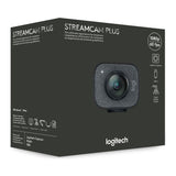 Logitech StreamCam Plus Webcam with Tripod (Graphite), Litra Glow Streaming Light and 2.0 USB Hub