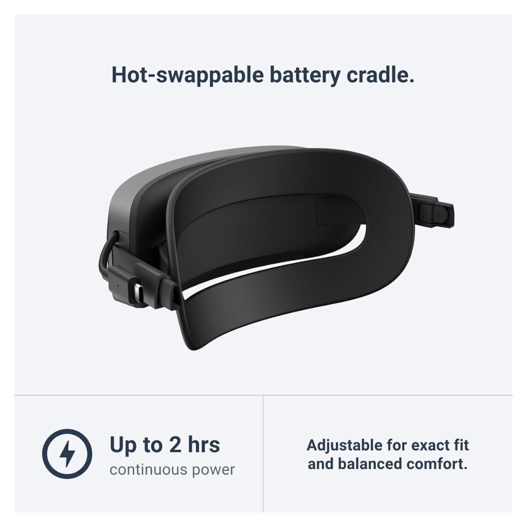 HTC VIVE XR Elite VR Headset with Convertible Design and Dual Echo Cancelling Microphones (Black)
