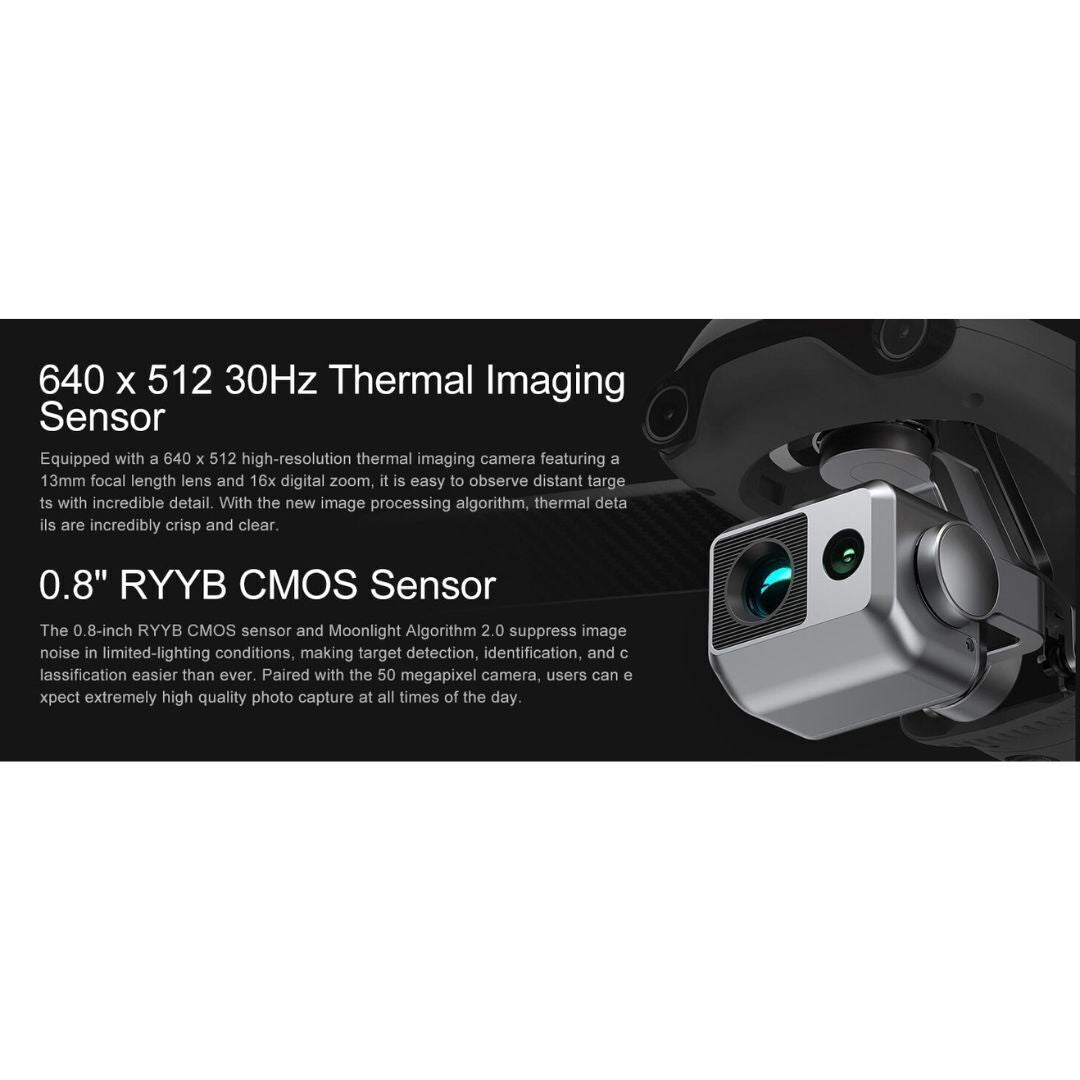 Autel Robotics 50MP Gimbal Camera with RYYB CMOS Sensor for EVO II Dual 640T V3 Drones (Silver)