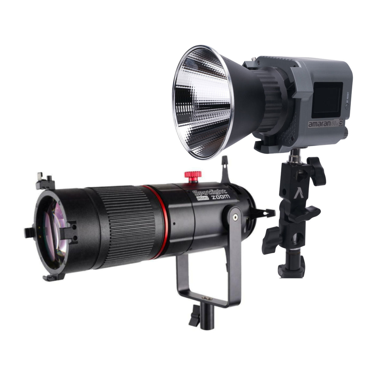 Aputure Amaran COB 60D S Point Source LED 65W Daylight with Full-Size Universal Bowens Mount Bundle