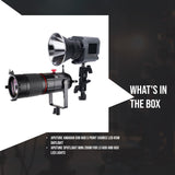 Aputure Amaran COB 60D S Point Source LED 65W Daylight with Full-Size Universal Bowens Mount Bundle