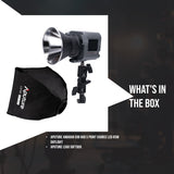 Aputure Amaran COB 60D S Point Source LED 65W Daylight with Full-Size Universal Bowens Mount Bundle