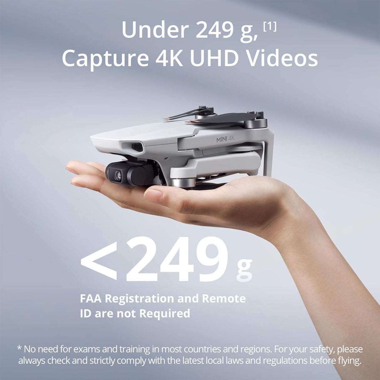 DJI Mini 4K Fly More Combo with 256GB MicroSDXC Memory Card Bundle