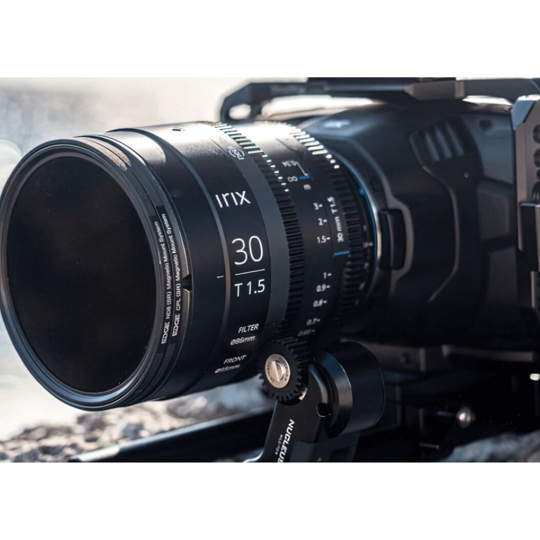 Irix Cine 30mm T1.5 Lens with Durable Design, 86mm Thread, and 11-Blade Iris (Canon EF, Feet, Black)