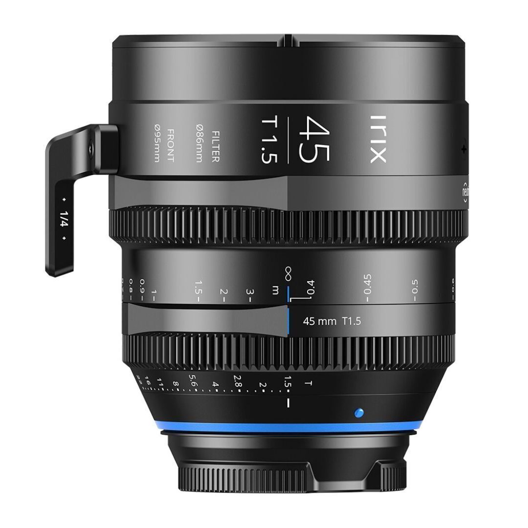 Irix Cine 45mm T1.5 Lens with Durable Design, 86mm Thread, and 9-Blade Iris (Sony E, Feet, Black)