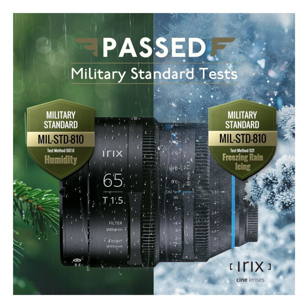 Irix Cine 65mm T1.5 Lens with Durable Design and 95mm Front Filter Thread (Canon EF, Feet, Black)