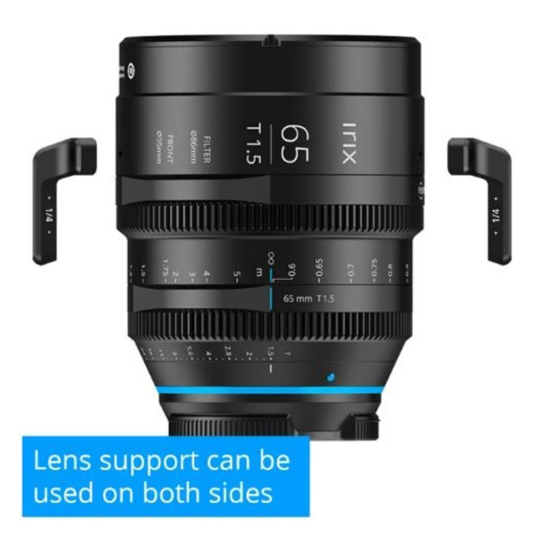 Irix Cine 65mm T1.5 Lens with Durable Design and 95mm Front Filter Thread (Canon EF, Feet, Black)
