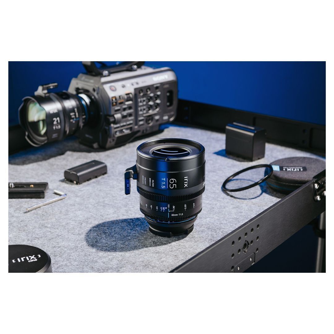 Irix Cine 65mm T1.5 Lens with Durable Design and 95mm Front Filter Thread (Canon EF, Feet, Black)