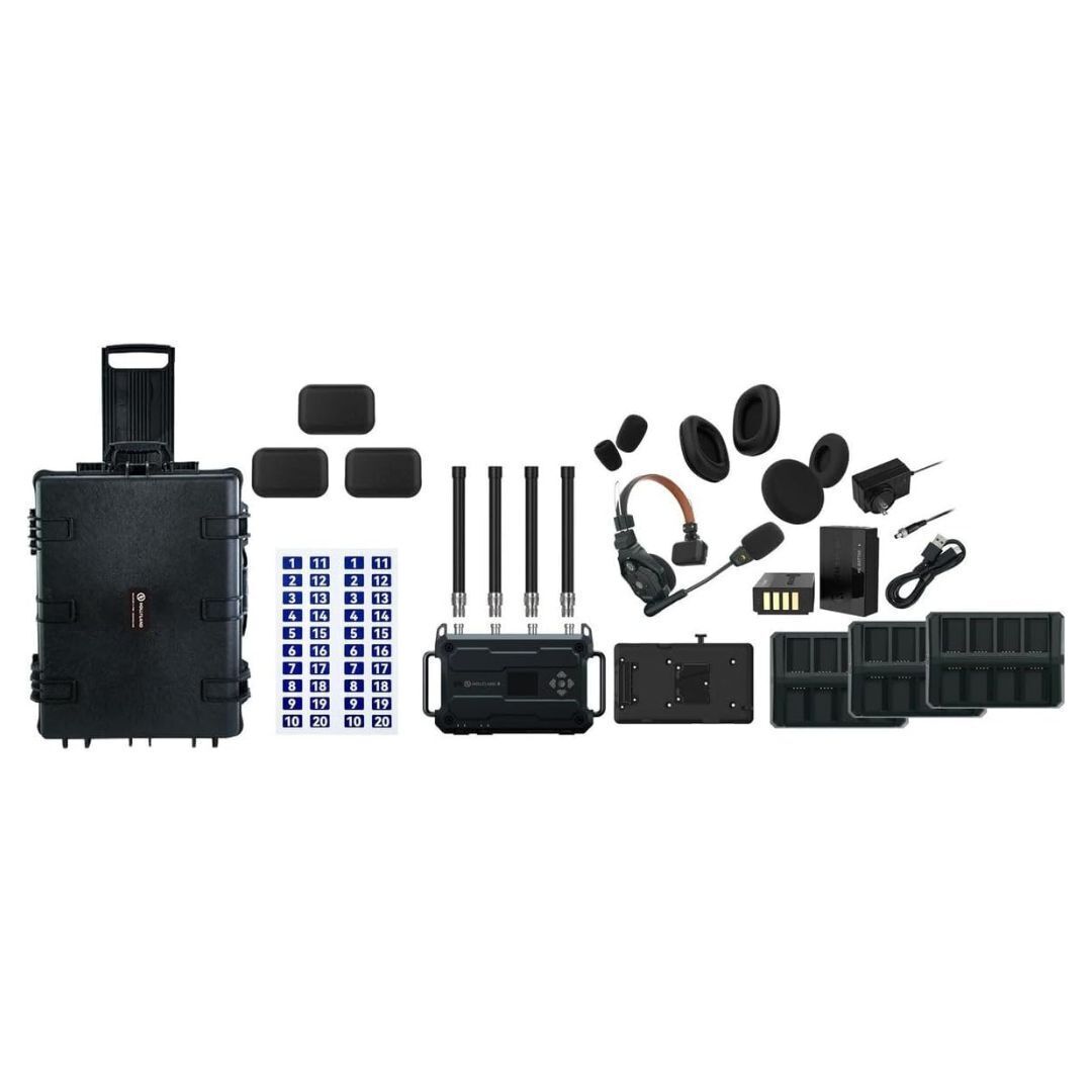 Hollyland Solidcom C1 Pro 1.9 GHz Full-Duplex Roaming Hub 20S with V-Mount Battery Plate (Black)