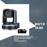 Rocware RC821U Video Conferencing Camera with 120-Degree Wide Angle Lens and Cleaning Cloth Bundle