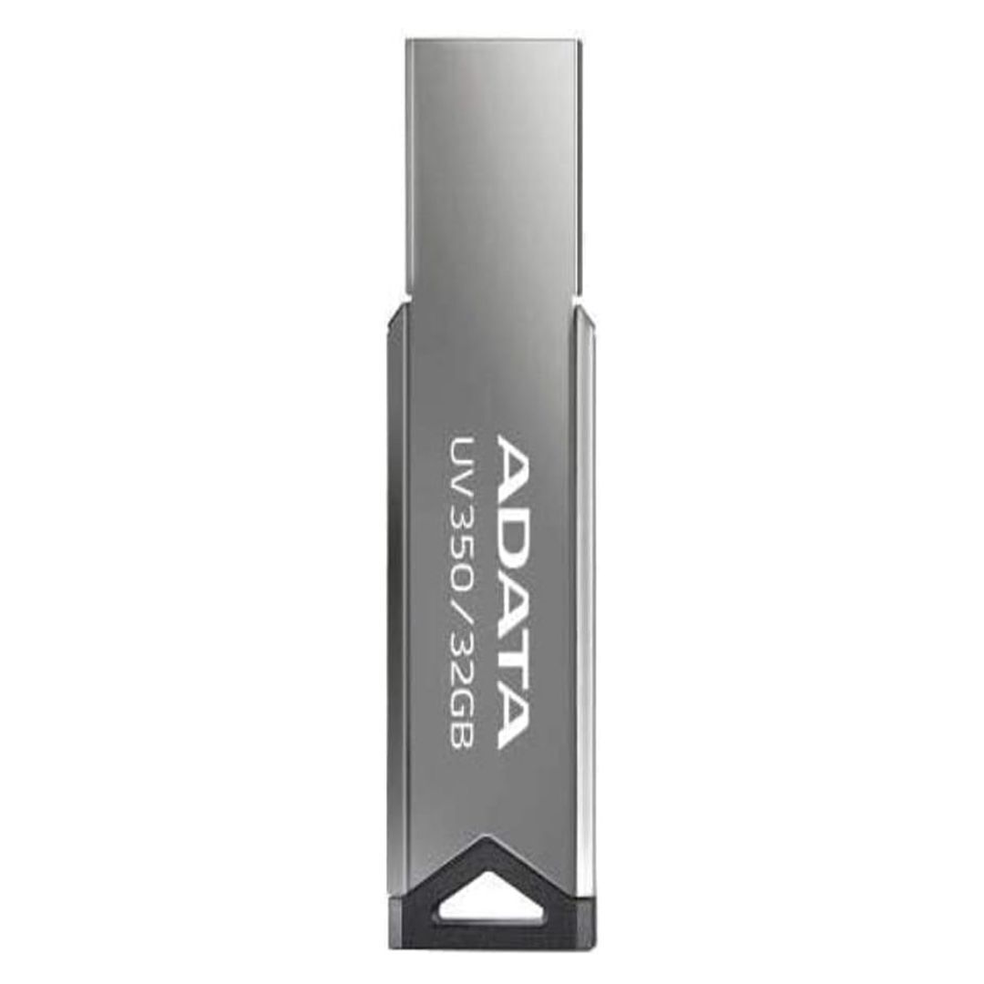 Adata UV350 32GB USB 3.2 Gen 1 Capless Metal Flash Drive (50-Pack) with USB-C Adapter