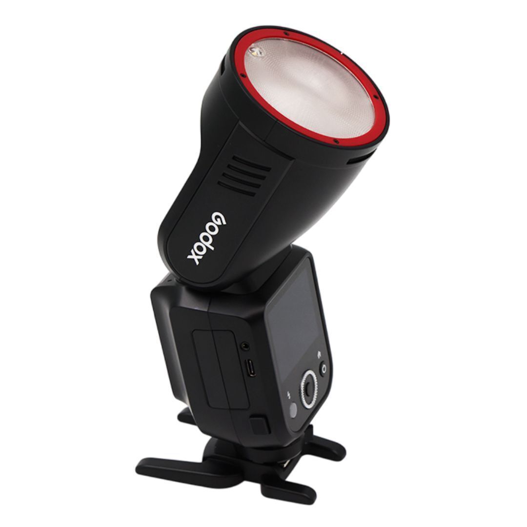 Godox V100 100W On-Camera Flash for Fuji with 2.3-Inch Full-Color Touchscreen (Open Box)