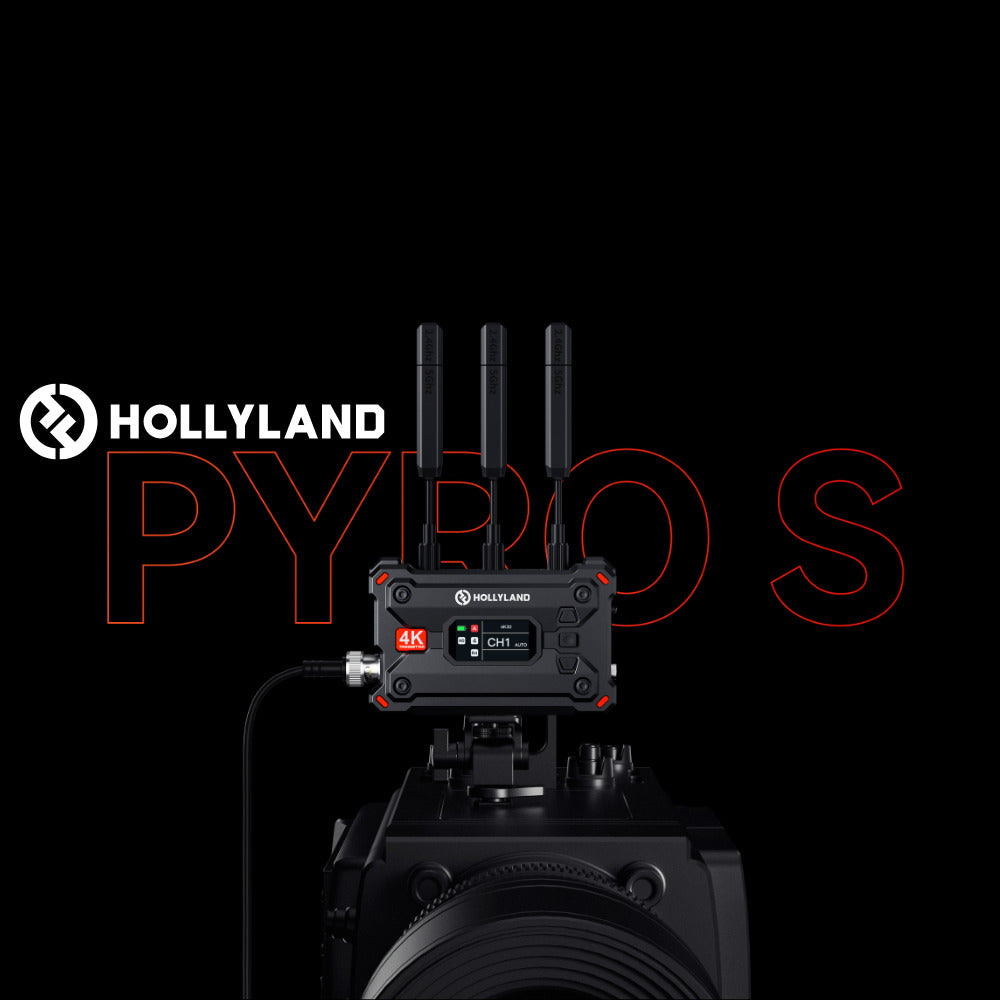 Hollyland Pyro S RX Wireless Video Receiver - 1300 Feet Range, Low Latency, Compatible with Pyro S