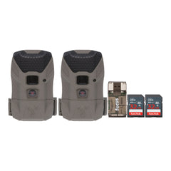 Wildgame Innovations Kicker 2.0 Lightsout Trail Camera with 18MP Resolution (2-Pack) Bundle