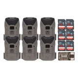 Wildgame Innovations Kicker 2.0 Lightsout Trail Camera with 18MP Resolution (6-Pack) Bundle