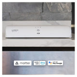 Lorex 4K Fusion 2TB Wired NVR System with Four 4K IP Bullet Smart Security Lighting Cameras (White)