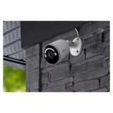 Lorex 4K Fusion 2TB Wired NVR System with Six 4K IP Bullet Smart Security Lighting Cameras (White)