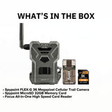 Spypoint FLEX-G 36MP Cellular Trail Camera and Spypoint MicroSD 32GB Memory Card Bundle