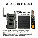 Spypoint FLEX-PLUS 36 MP Cellular Trail Camera with Lithium Battery Solar Panel Bundle